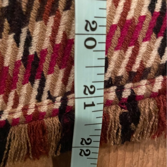 Anne Klein Fall Houndstooth Satin lined fringe trim Blazer Old Money Career 14 - Picture 3 of 10